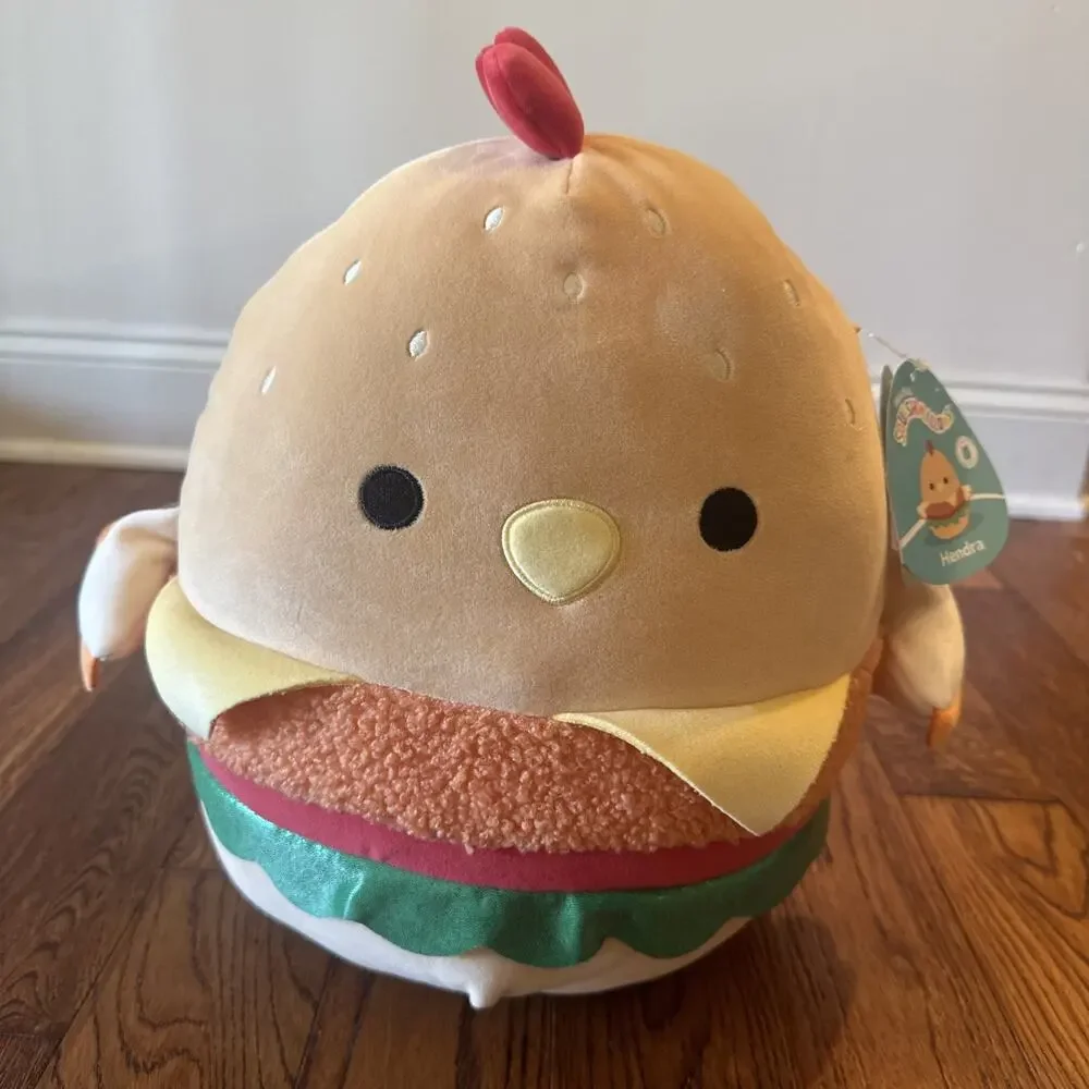 NEW Squishmallows Hendra the Chick Chicken Sandwich Plush Toy Stuffed Animal NWT
